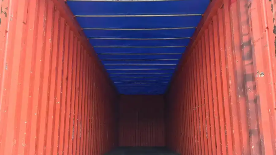 40ft Used High Cube Soft Open Top Shipping Container